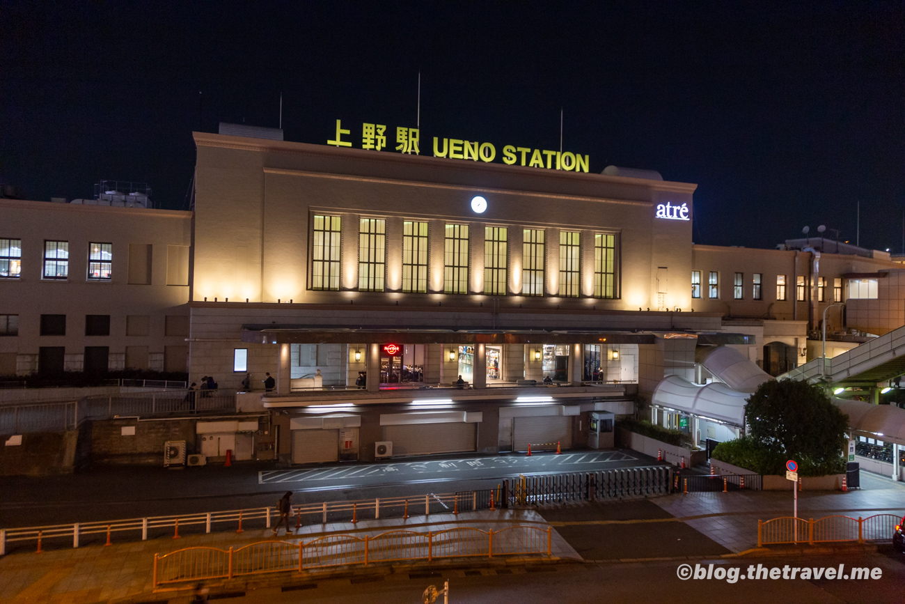 Day 1-2：上野三井花園飯店、阿美橫丁