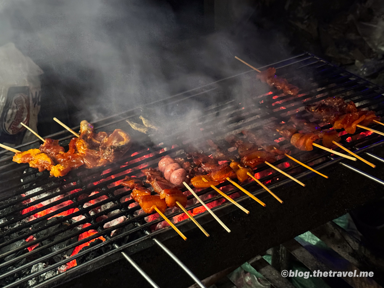 Day 6-9：Local Filipino BBQ Meat Stall，Uhaw